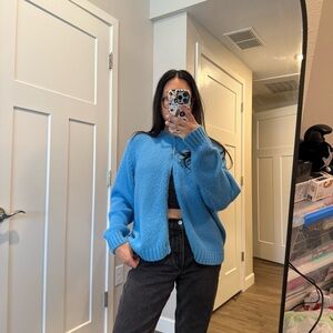 Women's Blue Cardigan